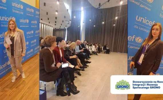 Pracownicy Stowarzyszenia na Rzecz Integracji i Rozwoju Społecznego GRONO na konferencji w Warszawie