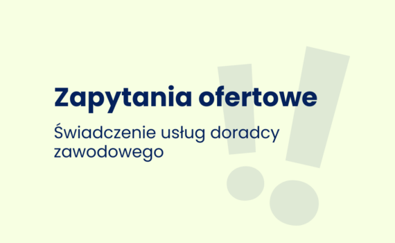 Zapytania ofertowe – świadczenie usług doradcy zawodowego – GRONO