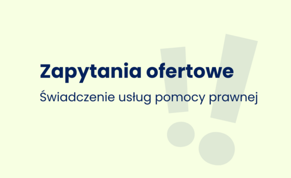 Zapytanie ofertowe - pomoc prawna - GRONO 2027-2029
