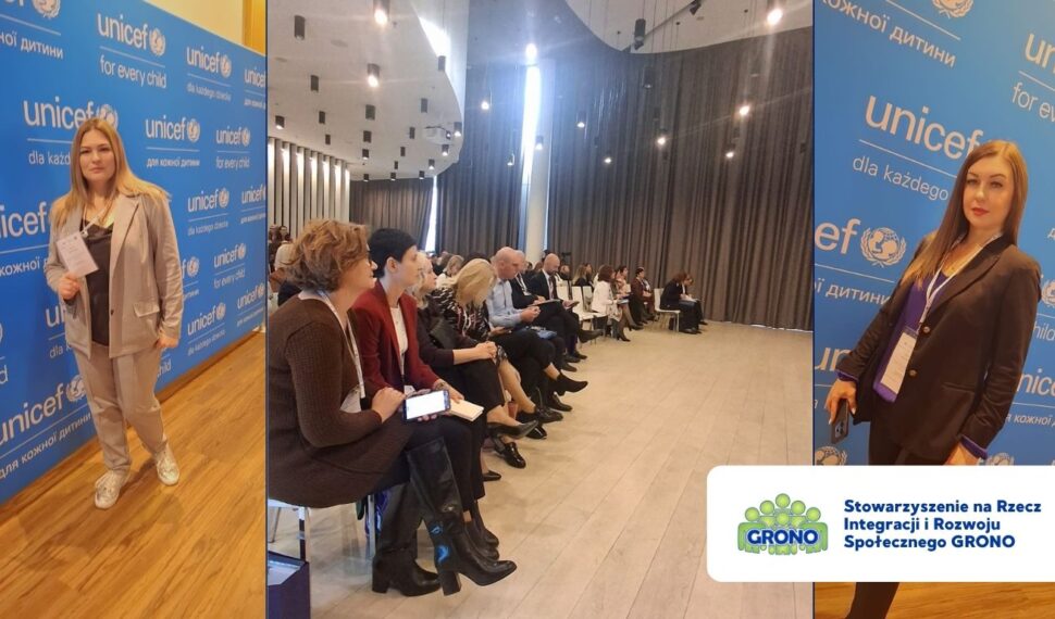 Pracownicy Stowarzyszenia na Rzecz Integracji i Rozwoju Społecznego GRONO na konferencji w Warszawie